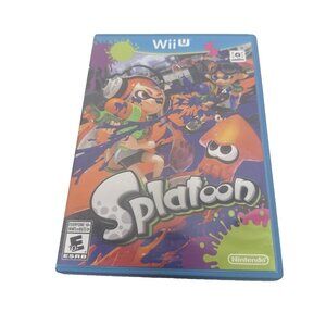 Splatoon - Nintendo Wii U - Video Game No Manual